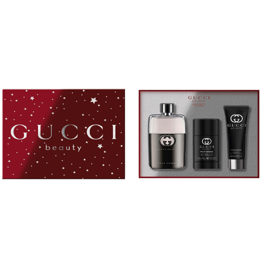Gucci Men's Guilty Pour Homme 3pcs EDT Gift Set Fragrances