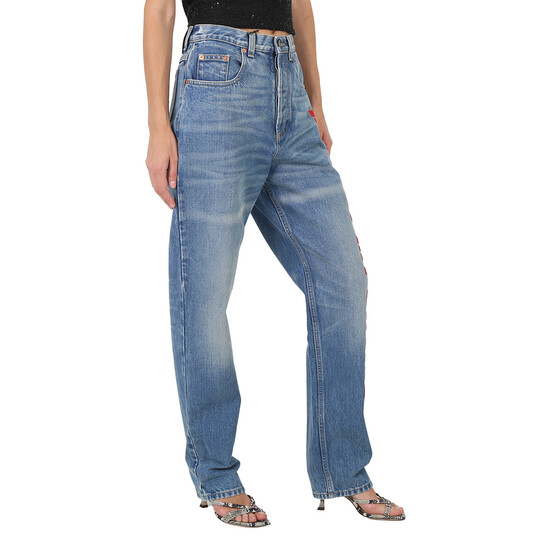 Gucci My Body My Choice Straight Leg Jeans, Waist Size 24