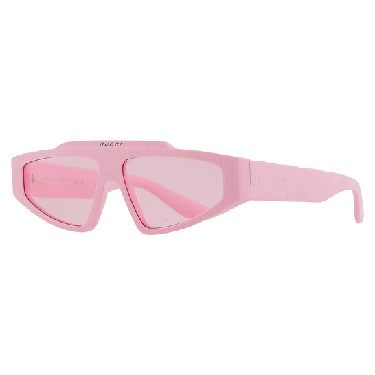 Gucci Pink Browline Unisex Sunglasses GG1591S 003 58