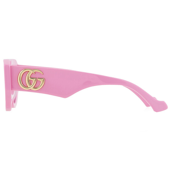 Gucci Pink Geometric Ladies Sunglasses GG1421S 004 51  display picture 1