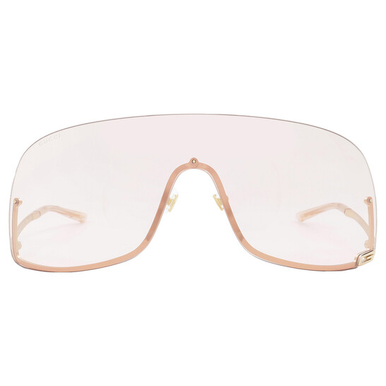Gucci Pink Shield Unisex Sunglasses GG1560S 004 99 889652473147 ...