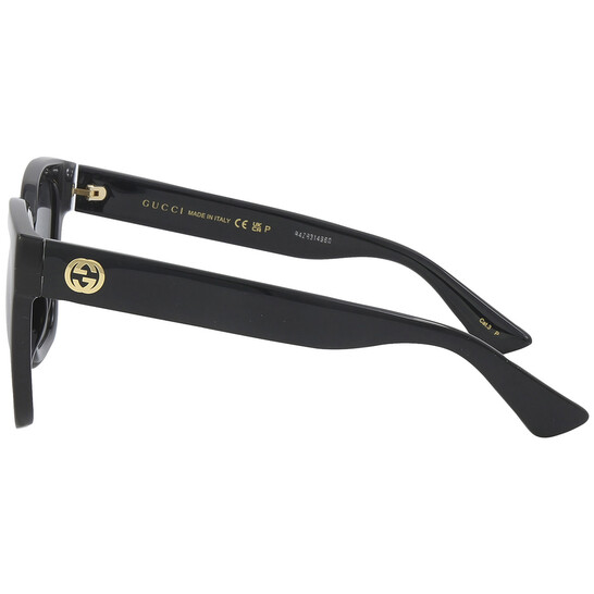 Gucci Polarized Grey Square Ladies Sunglasses GG1338S 002 54