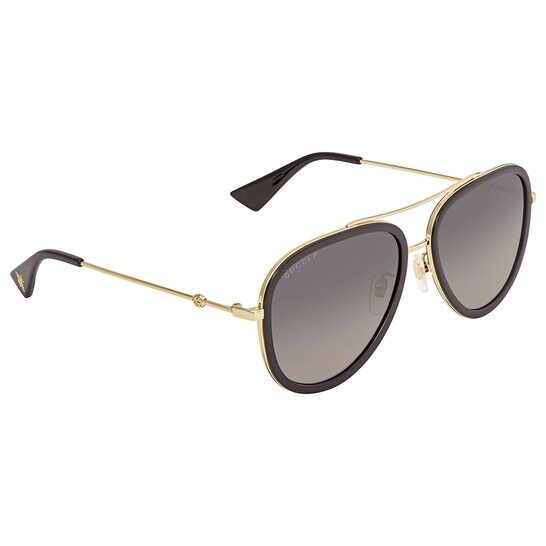 Gucci Polarized Grey Gradient Pilot Ladies Sunglasses  display picture 1