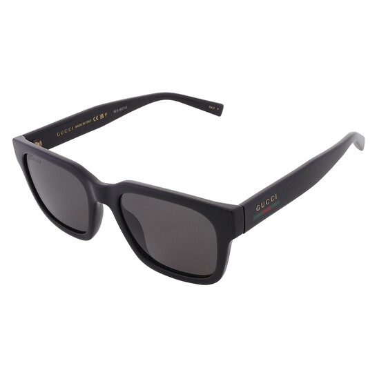 Gucci Polarized Grey Square Men's Sunglasses GG1857S 005 55