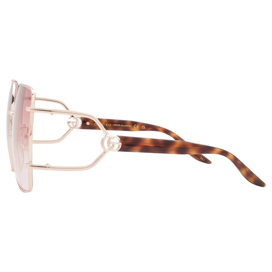 Gucci Red Gradient Butterfly Ladies Sunglasses GG1564SA 004  display picture 1