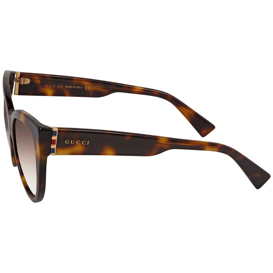 Gucci Red Gradient Cat Eye Ladies Sunglasses GG0460S00453  display picture 3