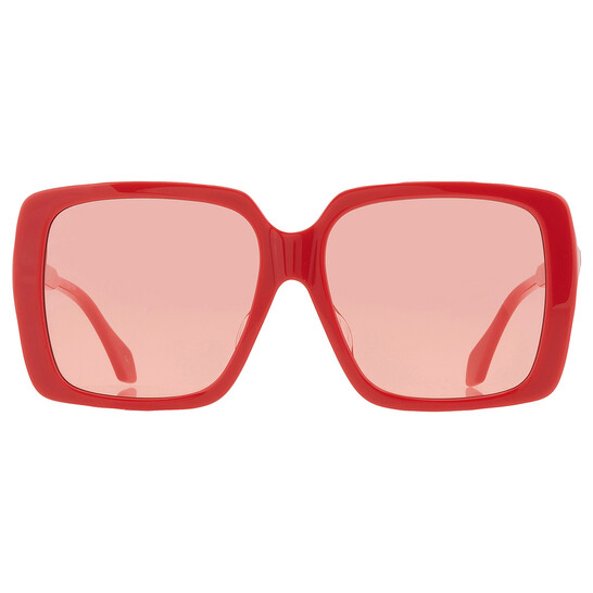 GUCCI ワインレッド スクエアサングラス GUCCI/グッチ】スクエア サングラス GG1872SK 002（サングラス