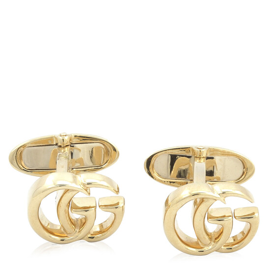 Gucci Running G Cufflinks in 18K Yellow Gold - YBE524954001