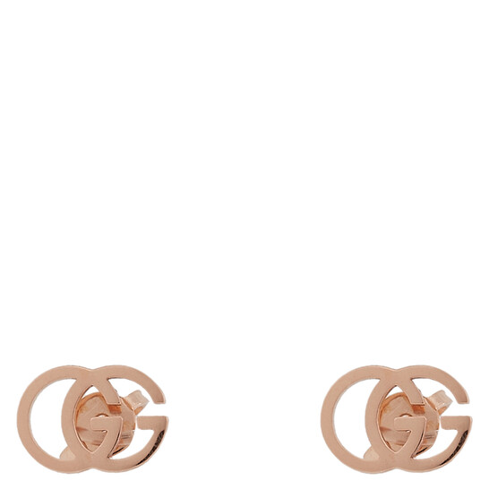 Gucci Running Rose Gold Stud Earrings YBD702801001 - Jewelry
