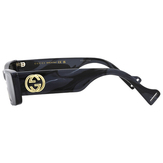 Gucci Silver Rectangular Ladies Sunglasses GG0516S 013 52  display picture 1