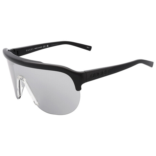 Gucci Silver Shield Men's Sunglasses GG1645S 003 99