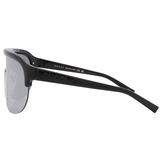 Gucci Silver Shield Men's Sunglasses GG1645S 003 99