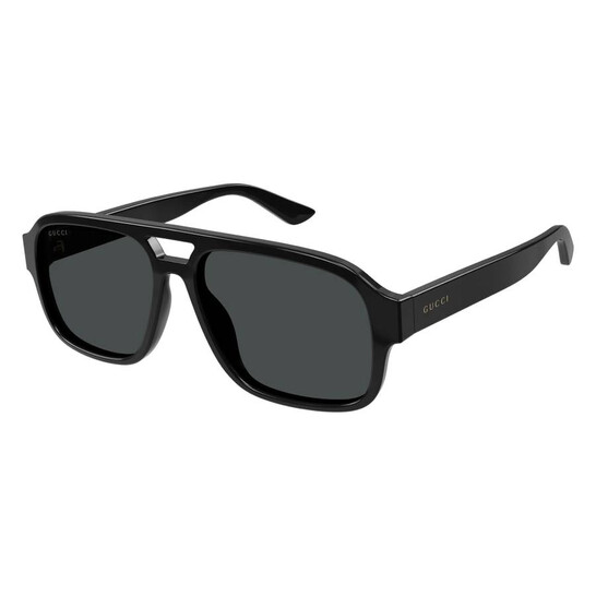 Gucci Smoke Navigator Men's Sunglasses GG1342S 001 59