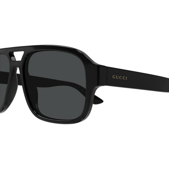 Gucci Smoke Navigator Men's Sunglasses GG1342S 001 59