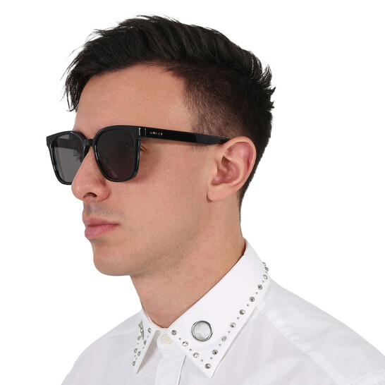 Gucci Smoke Square Men's Sunglasses GG1346SK 001 56 889652413617