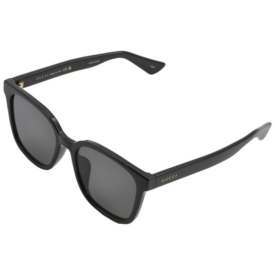 ● GUCCI ● サングラス Black / Grey / 56mm グッチ 偏光サングラス GUCCI GG1339SK 002(54mm ブラック
