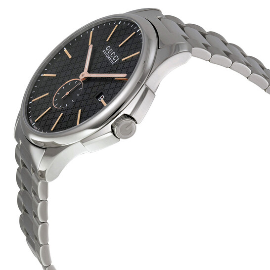 Gucci Timeless Automatic Black Dial Stainless Steel Men's Watch