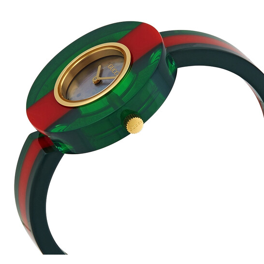 GUCCI Vintage Web Quartz Mother of pearl Dial Ladies Watch Gucci Vintage Web Mother of Pearl Dial Ladies Watch YA143524  main image 4
