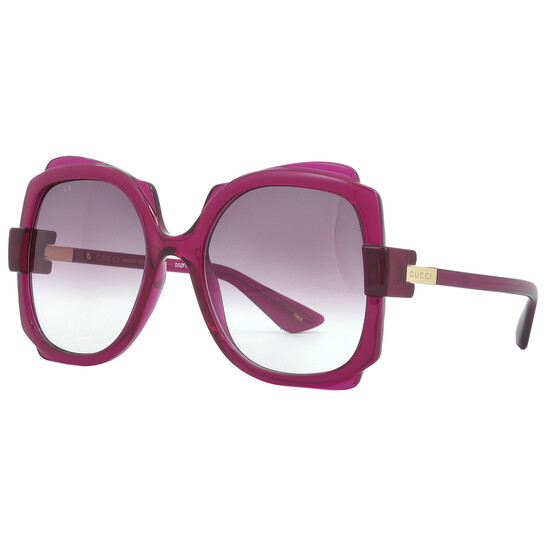 小物 GUCCI sunglasses gradation purple Gucci GG1326S Fuchsia/Violet Shaded (004) Sunglasses | eBay