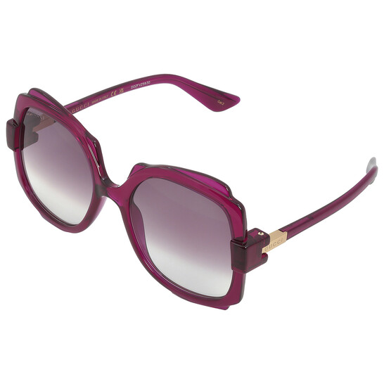 小物 GUCCI sunglasses gradation purple New GUCCI GG1326S 006 Violet/Violet with Silver Mirror 58-19