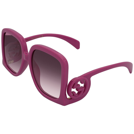 Gucci Violet Gradient Square Ladies Sunglasses GG1326S 004