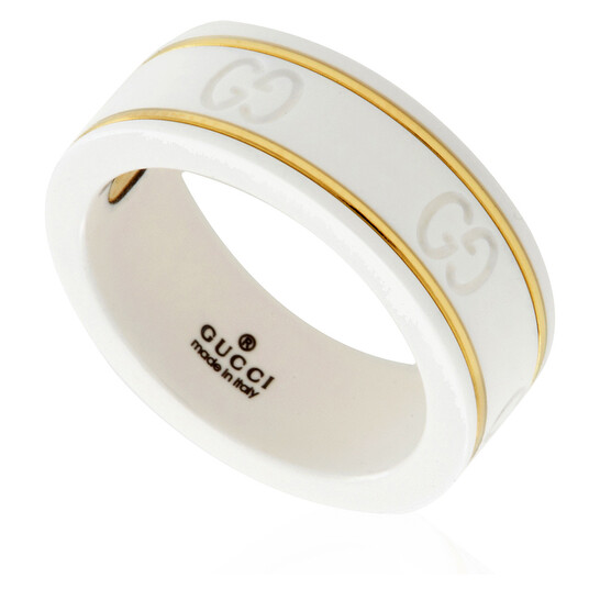Gucci Icon ring in yellow gold size 7 1/4 YBC325964001