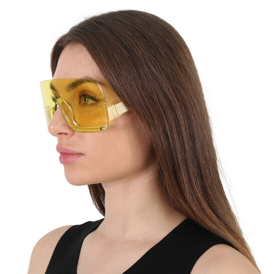 Gucci Yellow Shield Ladies Sunglasses GG1631S 009 s-l400.jpg main image 2