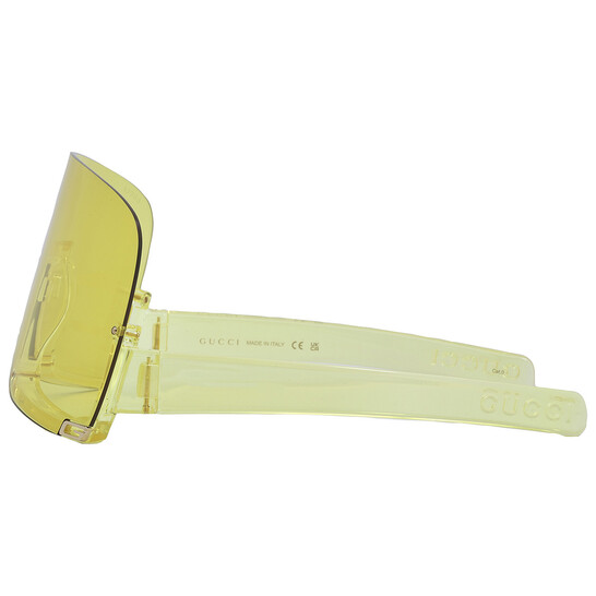 Gucci Yellow Shield Ladies Sunglasses GG1631S 009 99  display picture 1