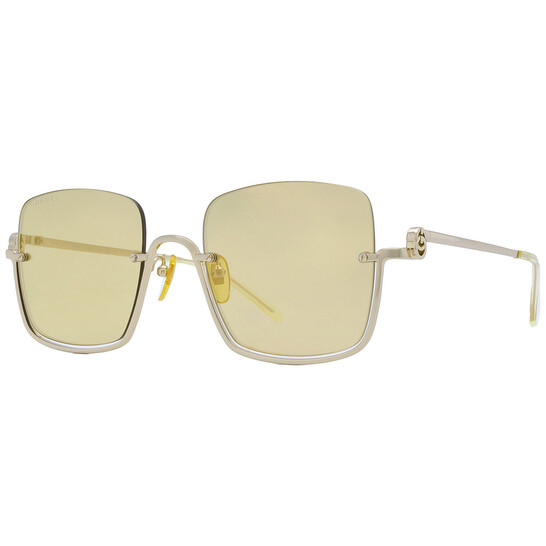 サングラス GUCCI Woman Sunglasses Gold GG1279S 006 GG1279S sunglasses Gold | SmartBuyGlasses US