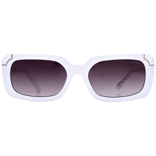 Guess Womens 59mm White Oversized Sunglasses Guess GU 7841 25F 59 Women sunglasses - Contact lenses, sung main image 4