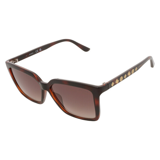 Guess Brown Gradient Square Ladies Sunglasses GU00099 52F 55 