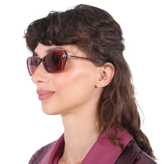 Guess Burgundy Sunglasses NWT GUESS Sunglasses GUF 244 BU-35 Burgundy / Gray Gradient  main image 4