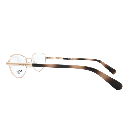 Guess Montature Occhiali GU2538 005 55, Unisex-Adulto, Nero, Made In Italy, Custodia Inclusa