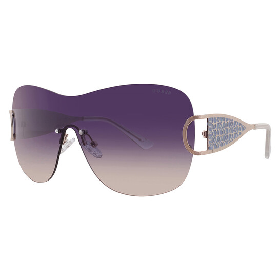 Guess Factory Blue Gradient Shield Ladies Sunglasses GO00038  display picture 1