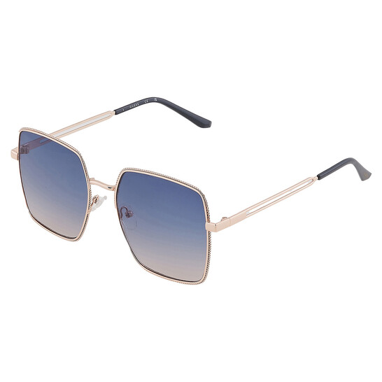 GUESS FACTORY Blue Gradient Square Ladies Sunglasses display picture 2