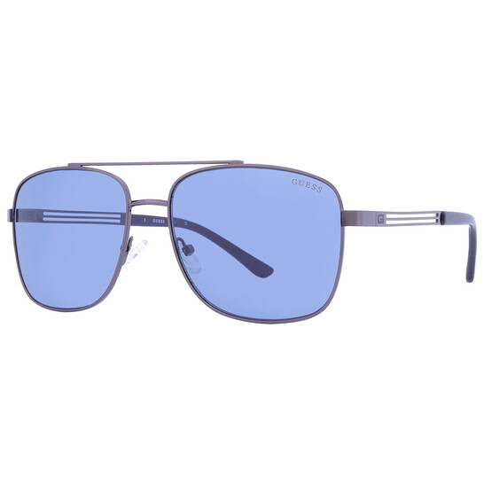 Guess Factory Blue Navigator Men's Sunglasses GF0206 08V 58
