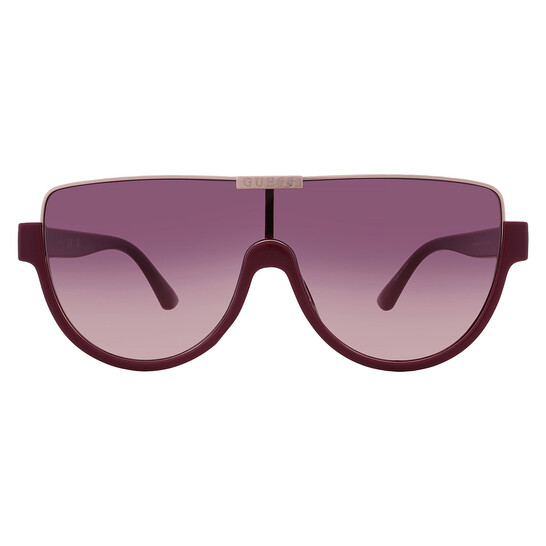 Guess Factory Bordeaux Gradient Shield Ladies Sunglasses GO00033