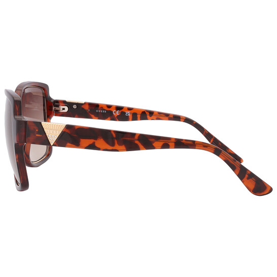 Guess Factory Gradient Brown Square Ladies Sunglasses GF6180  display picture 1