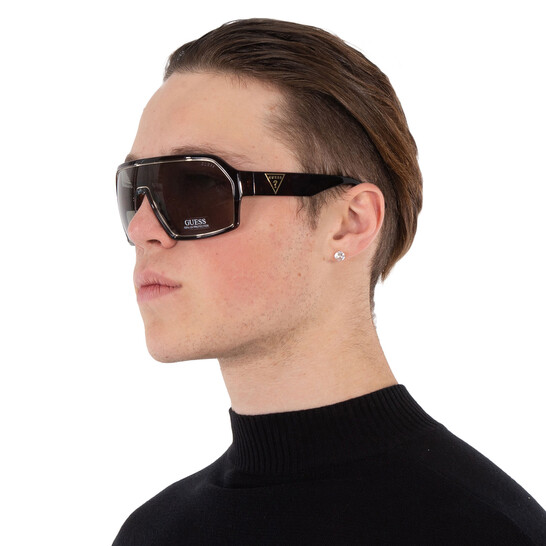 Guess Factory Green Shield Men's Sunglasses GF5101 52N 00