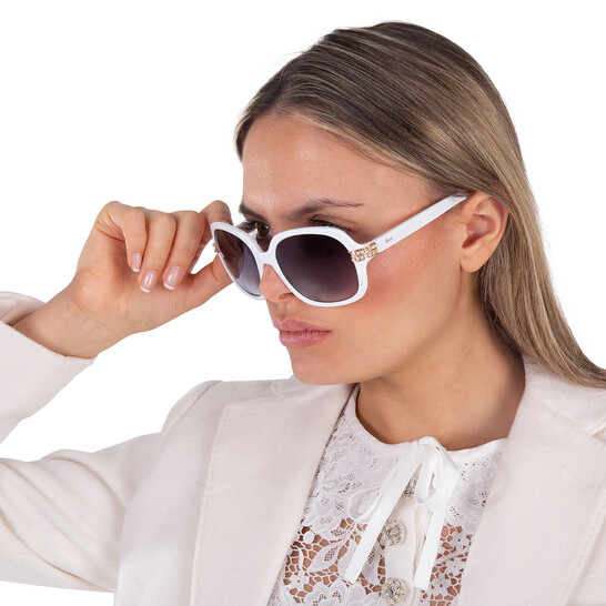 Guess Factory Grey Butterfly Ladies Sunglasses GF0405 21W 59  display picture 1