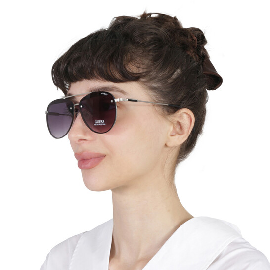 New Guess Factory Smoke Gradient Pilot Ladies Sunglasses GUESS Factory Women main image 2