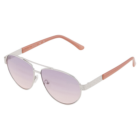 New Guess Factory Smoke Gradient Pilot Ladies Sunglasses Guess Factory Smoke Gradient Pilot Ladies Sunglasses GF0287  main image 2
