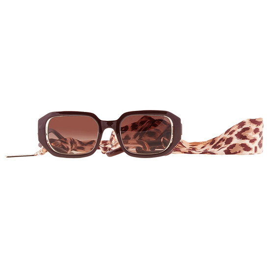 Guess Gradient Brown Geometric Ladies Sunglasses GU7817 69F