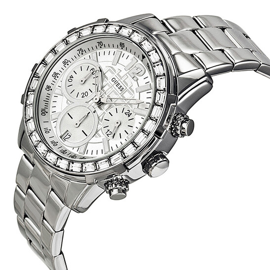 Guess Lady B Chronograph Crystal Bezel Ladies Watch S  display picture 2