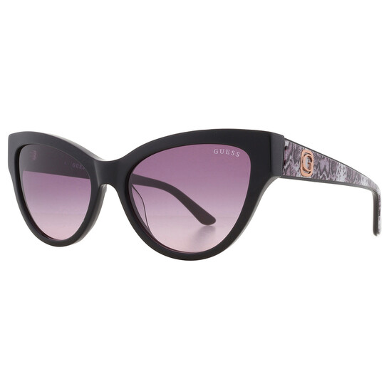 Guess Mauve Cat Eye Sunglasses Guess GU7896 74Z Cat Eye Transparent Pink Purple Sunglasses  main image 4