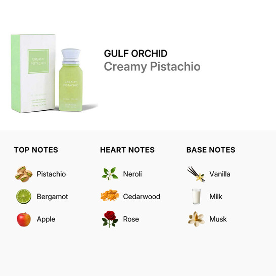 Gulf Orchid Unisex Creamy Pistachio EDP Spray 3.4 oz Fragrances