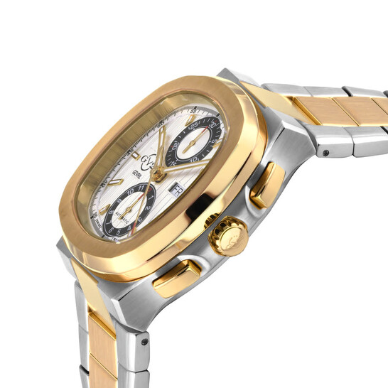 Gv2 By Gevril Potente Chronograph Automatic White Dial Men's Watch