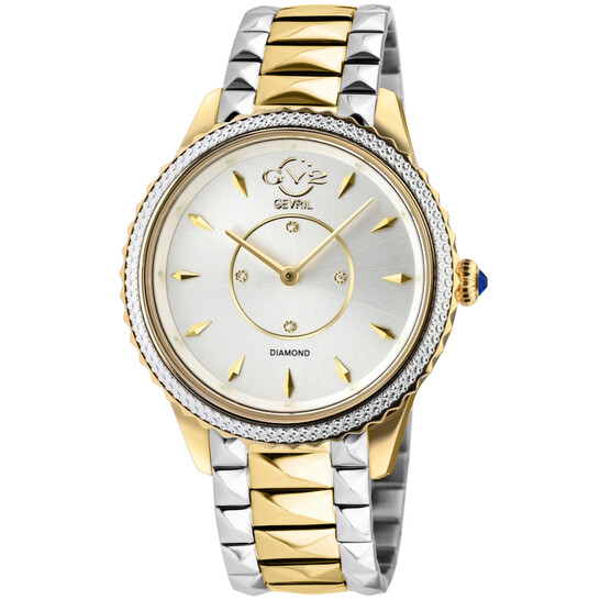 GV2 Women\'s Two-Tone Silver and Gold Watch Gevril GV2 Women main image 4