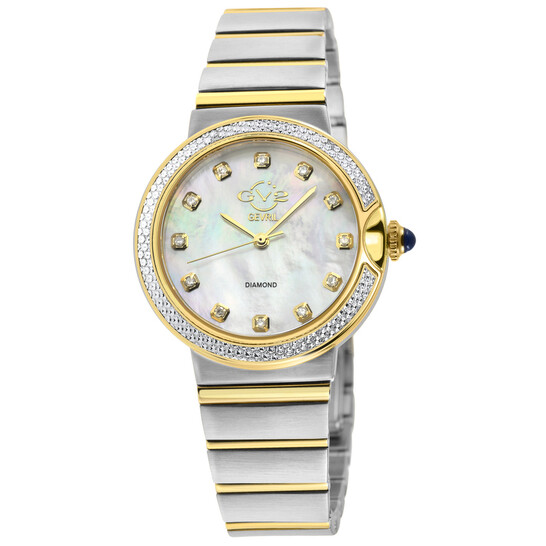Gv2 By Gevril Sorrento Diamond Mother of Pearl Dial Ladies  display picture 2