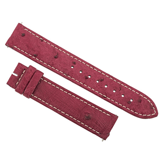 Hadley Roma Matte Bougainvillea Ostrich Leather Strap - 546x546